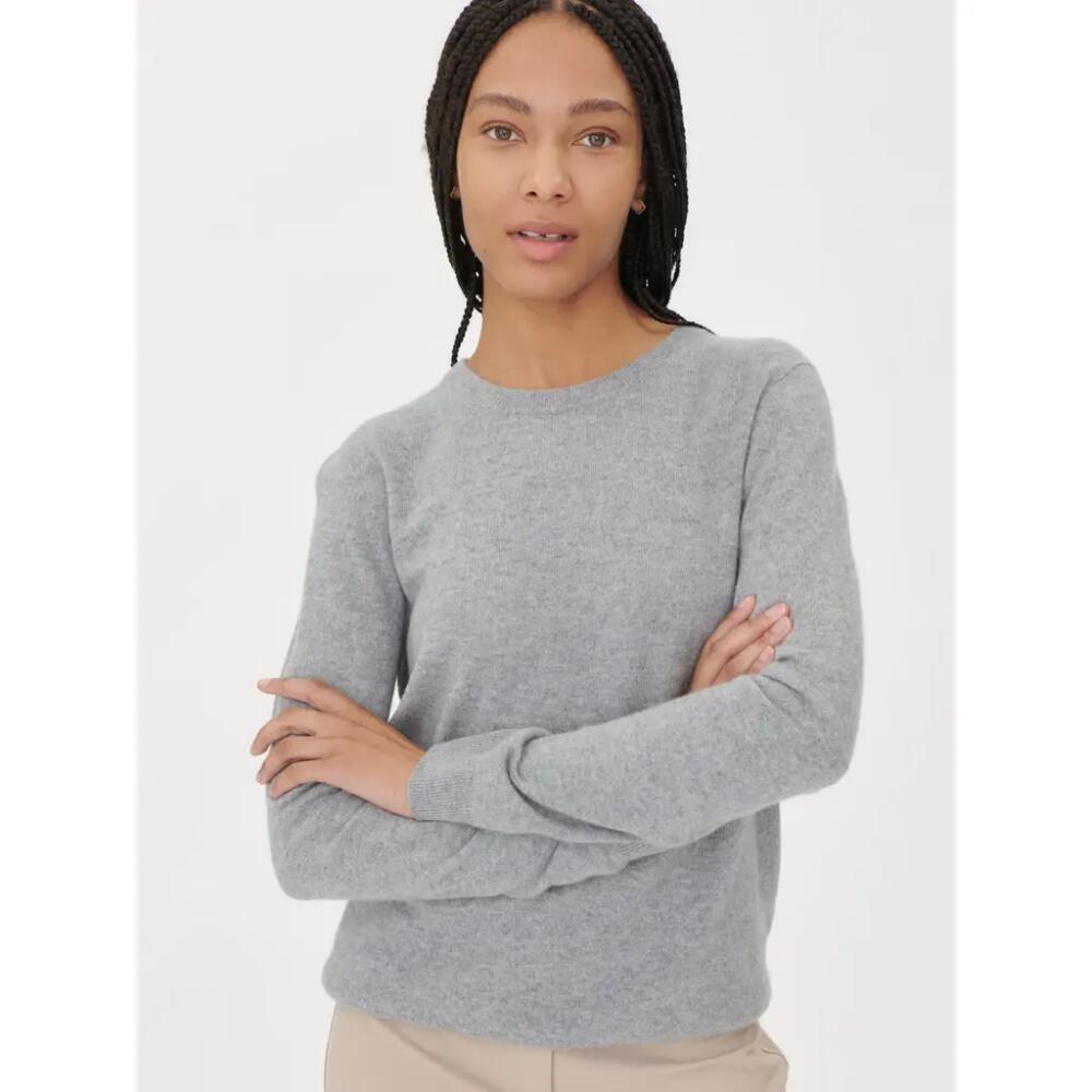 Gobi Cashmere Crew Neck Sweater in Vapor Blue Cover