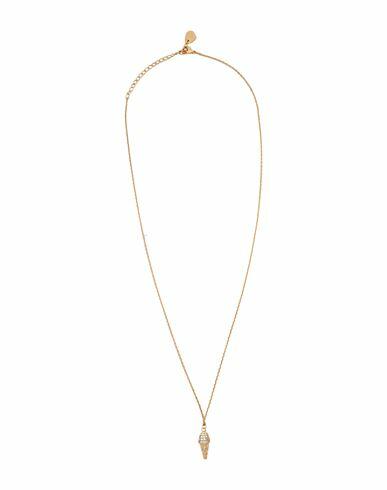 Estella Bartlett Pave Silver Ice Cream On Gold Cone Pendant Woman Necklace Gold Brass Cover