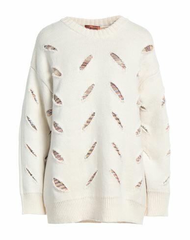 Missoni Woman Sweater Ivory Wool, Polyamide, Polyurethane Cover