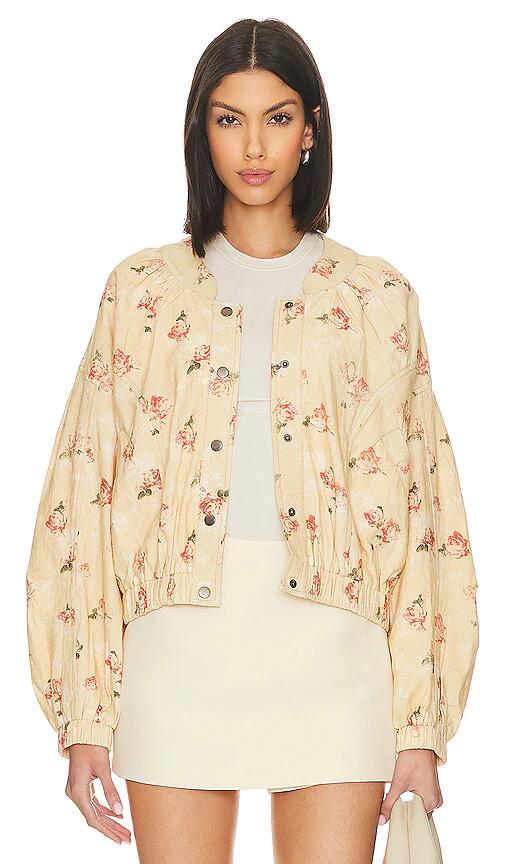 Free People Rory Bomber in Tan Cover