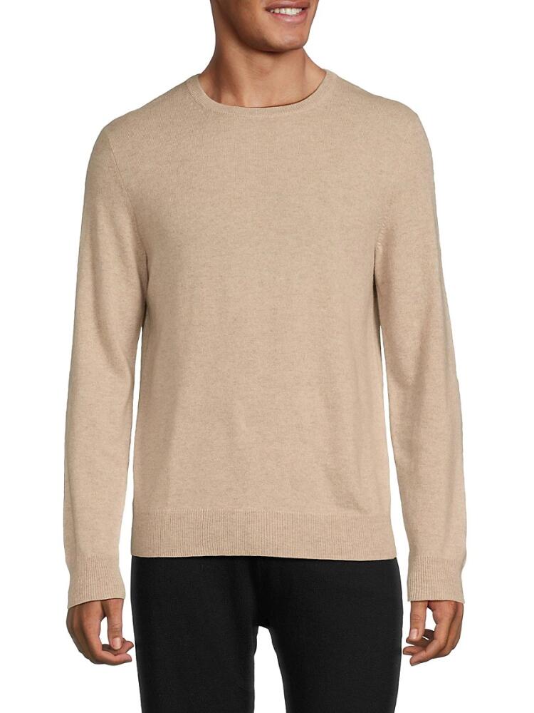 Amicale Men's Cashmere Sweater - Natural Cover