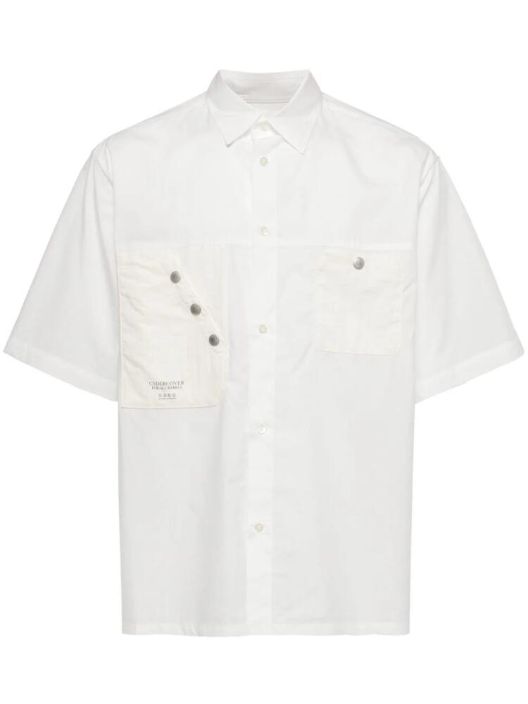 Undercover logo-print shirt - White Cover