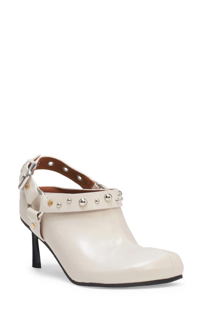 Stella McCartney Elyse Studded Slingback Harness Clog in Stone Cover