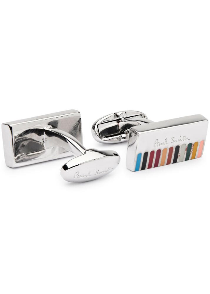 Paul Smith Signature Striped Cufflinks - Cover