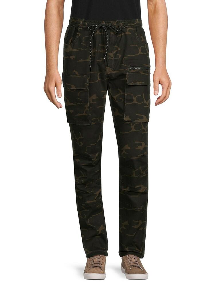 American Stitch Men's Drawstring Cargo Pants - Camo Cover