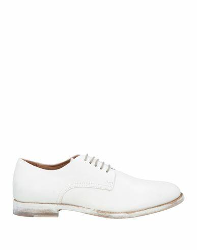 Moma Woman Lace-up shoes Off white Soft Leather Cover