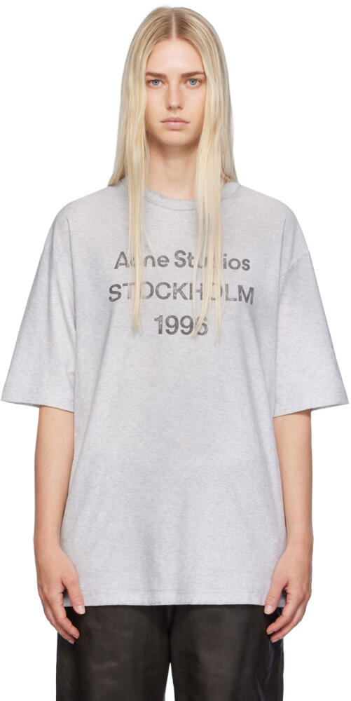 Acne Studios Gray Printed T-Shirt Cover