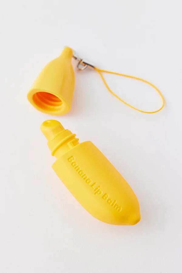 TONYMOLY Magic Food Dalcom Banana Keychain Lip Balm in Yellow Cover