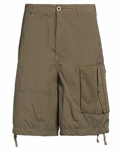 Ten C Man Shorts & Bermuda Shorts Military green Polyamide, Polyester Cover