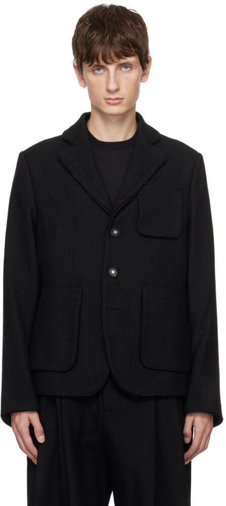 ADER error Black Patch Pocket Blazer Cover