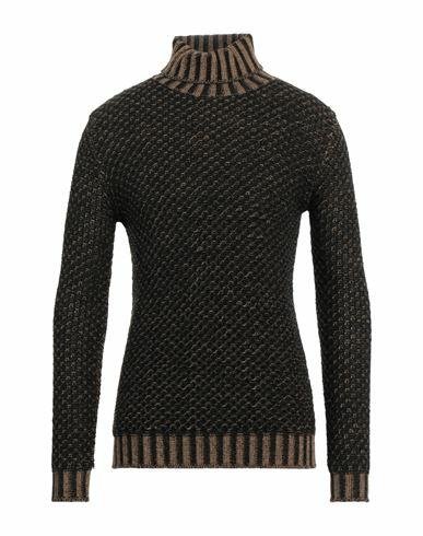 Gazzarrini Man Turtleneck Black Wool, Acrylic Cover