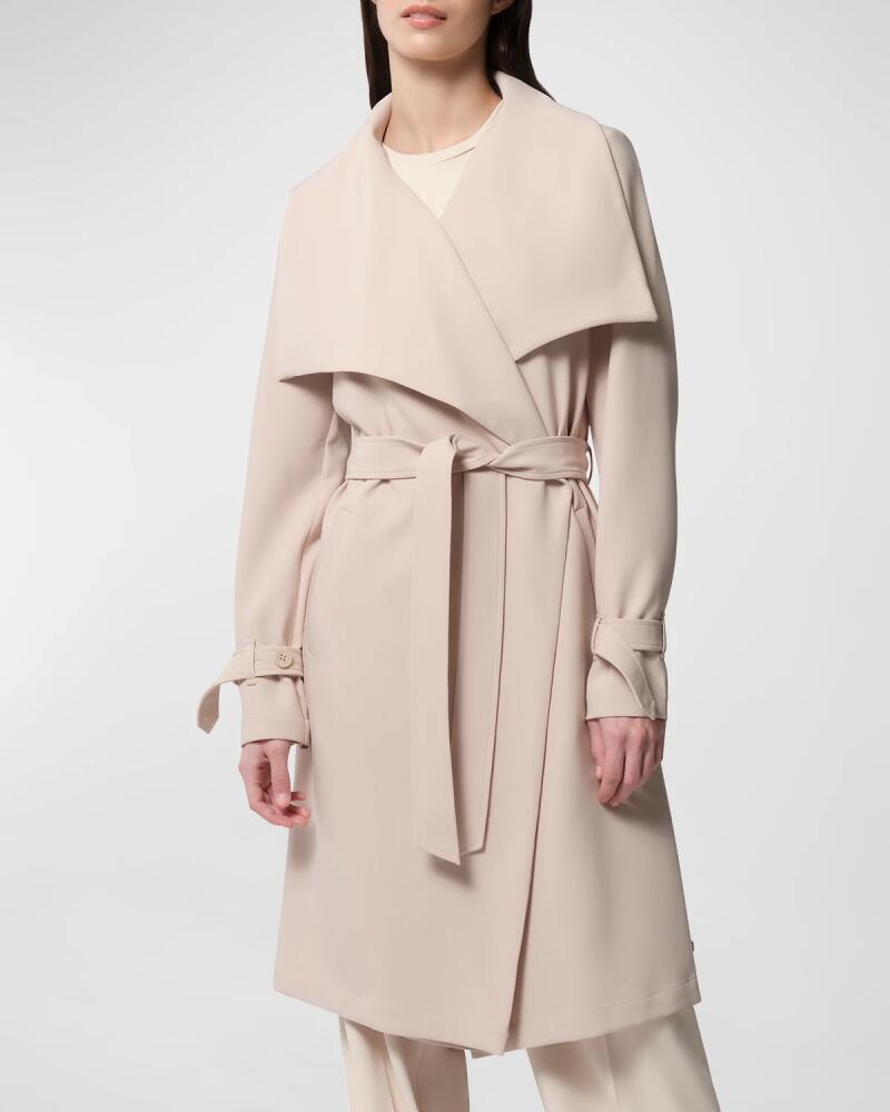 Soia & Kyo Essential Drapey Trench Coat Cover