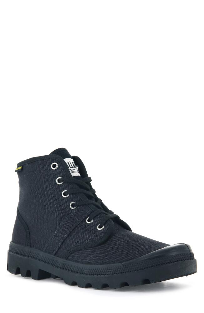 Palladium Pallabrousse Legion Boot in Black/Black Cover