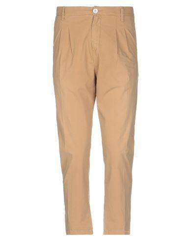 Aglini Man Pants Camel Cotton, Elastane Cover