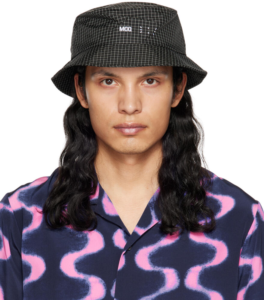 MCQ Black IC0 Bucket Hat Cover