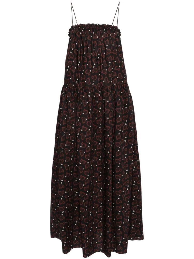 Matteau Casabalanca tiered maxi dress - Black Cover