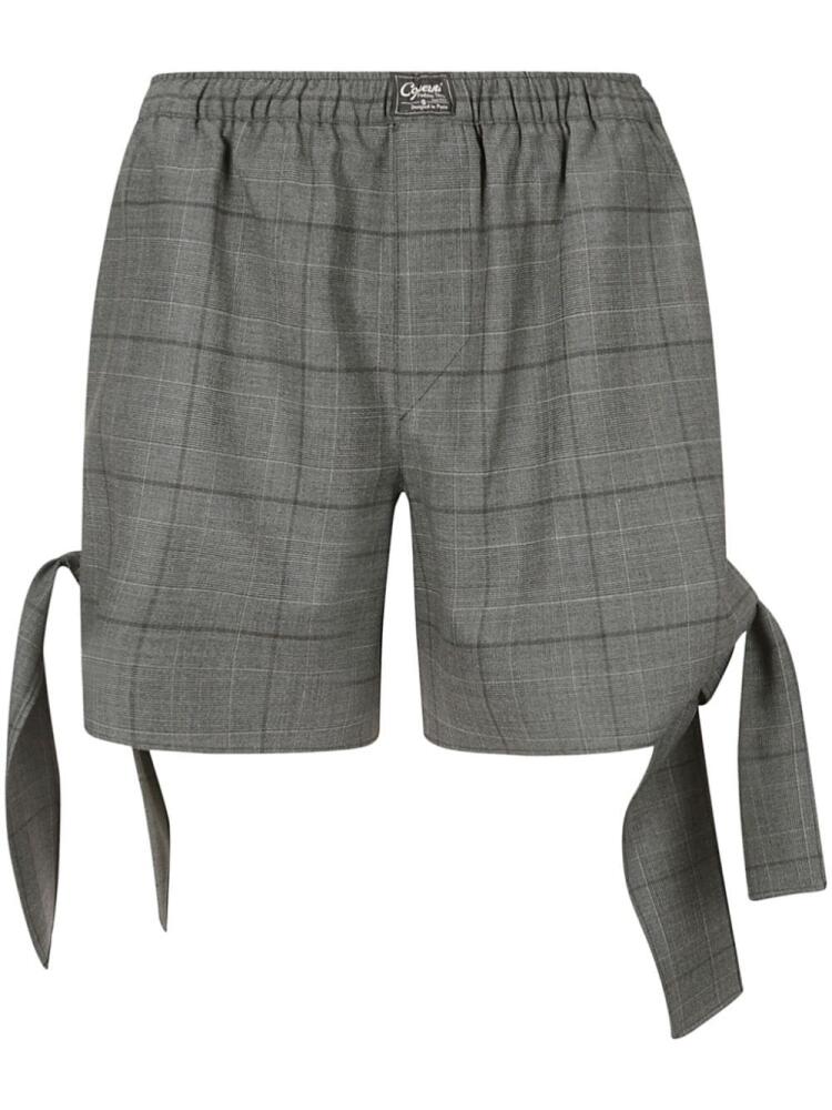 Coperni checked shorts - Grey Cover