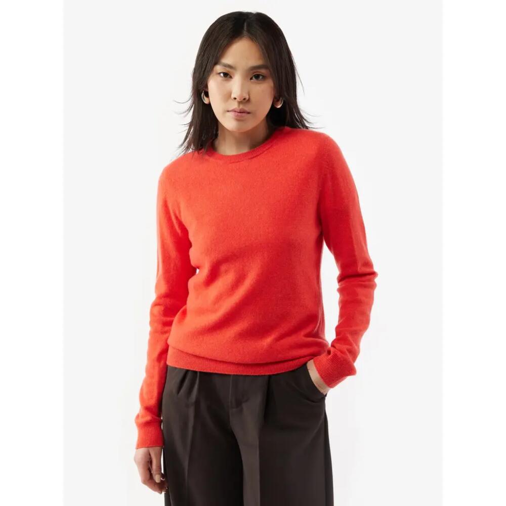 Gobi Cashmere Crew Neck Sweater in Fiesta Cover