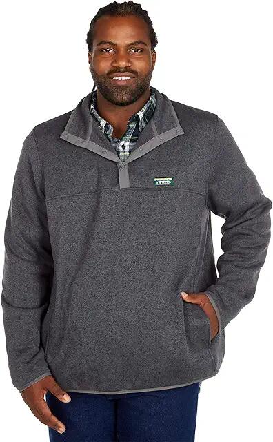 L.L.Bean Sweater Fleece Pullover - Tall (Charcoal Gray Heather) Men's Clothing Cover