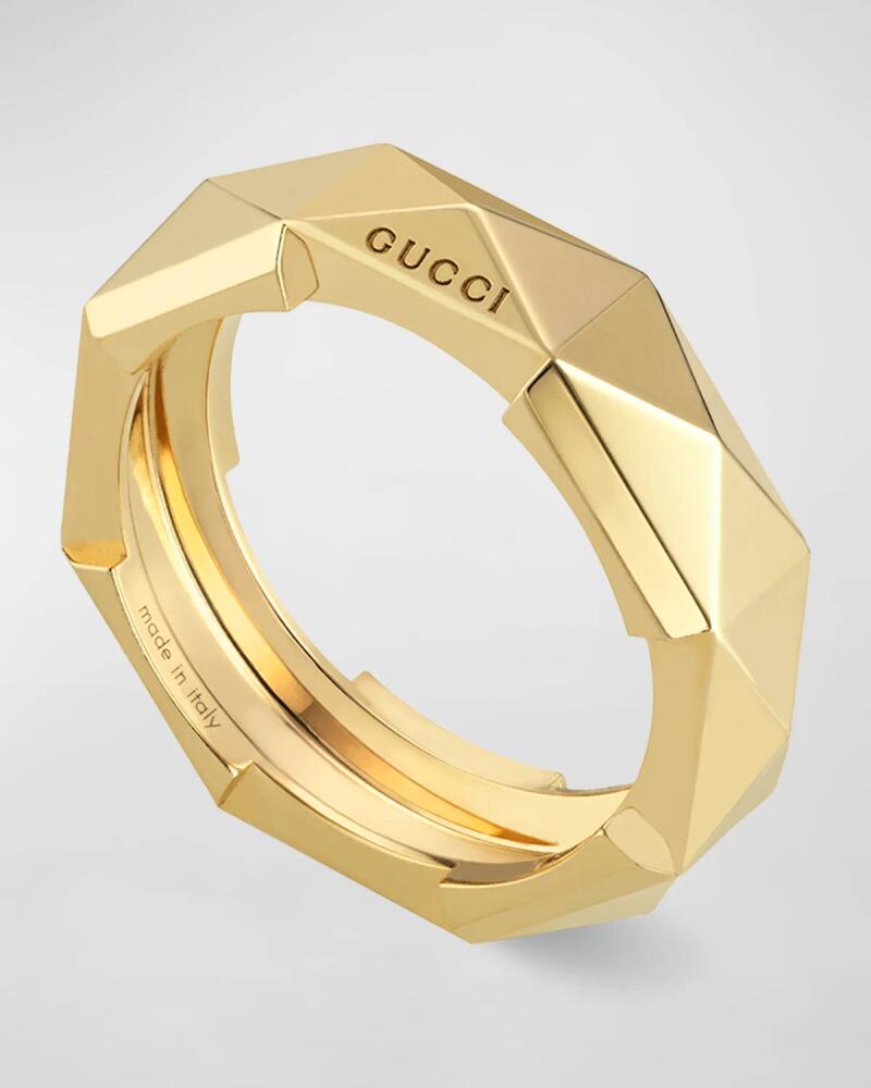 Gucci Link to Love Yellow Gold 6mm Ring Cover