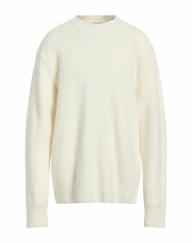 Dries Van Noten Man Sweater Cream Merino Wool, Cashmere, Polyamide Cover