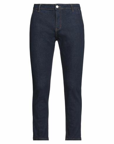 Takeshy Kurosawa Man Jeans Blue Cotton, Elastane Cover