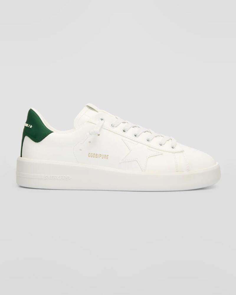 Golden Goose Men's Purestar Leather Low-Top Sneakers Cover