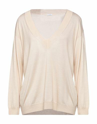 Malo Woman Sweater Beige Cashmere, Silk Cover