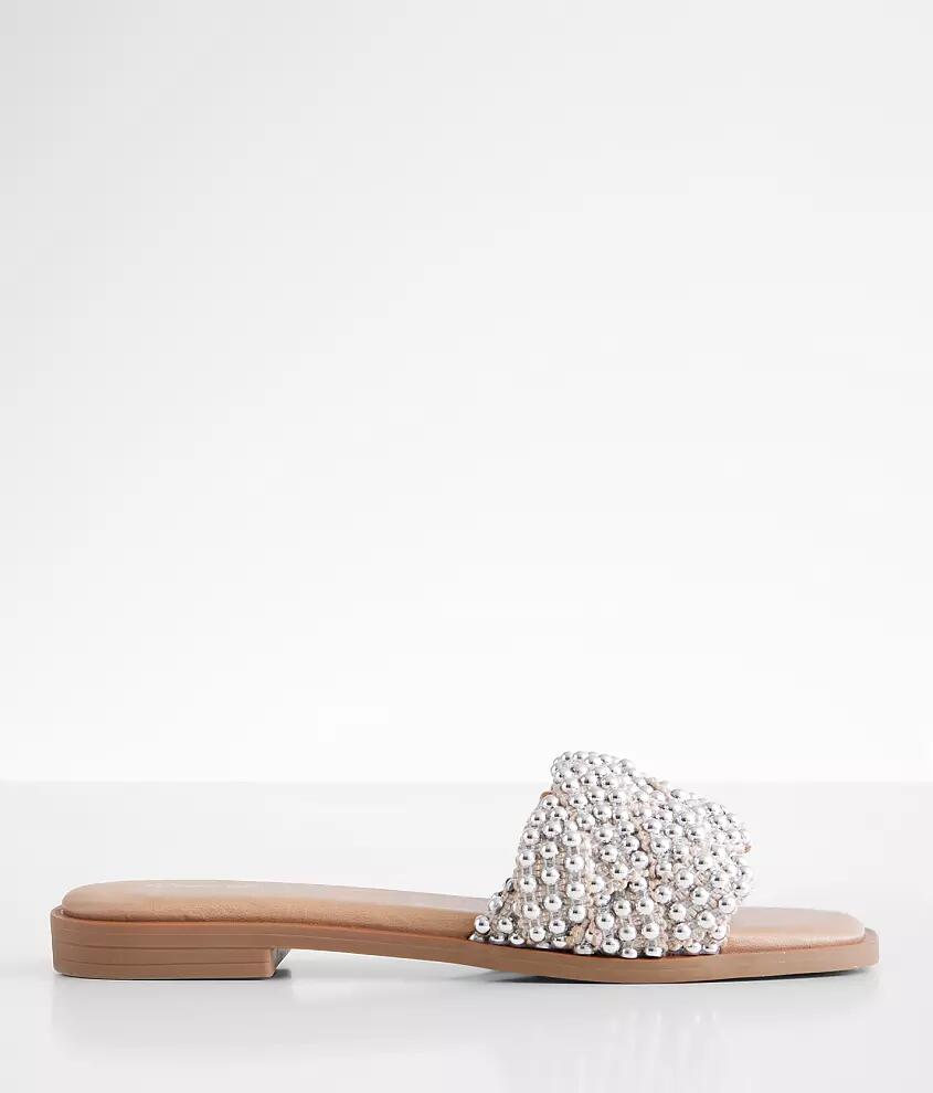 Qupid Idris Embellished Sandal Cover