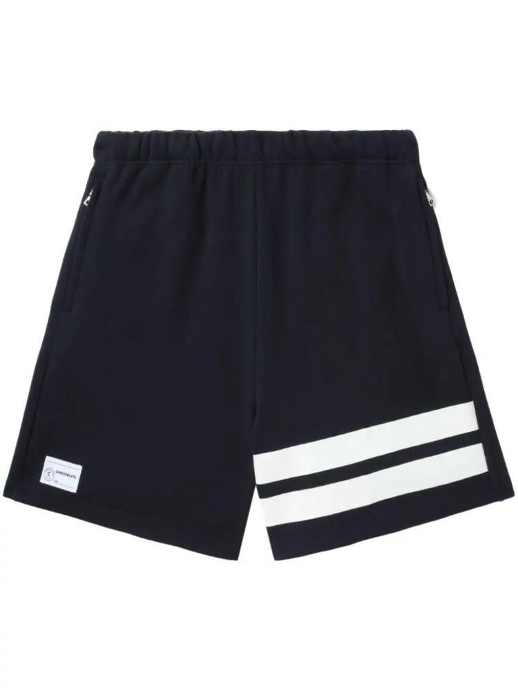 CHOCOOLATE cotton track shorts - Black Cover