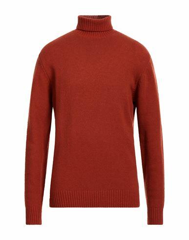 Avignon Man Turtleneck Rust Wool, Nylon Cover