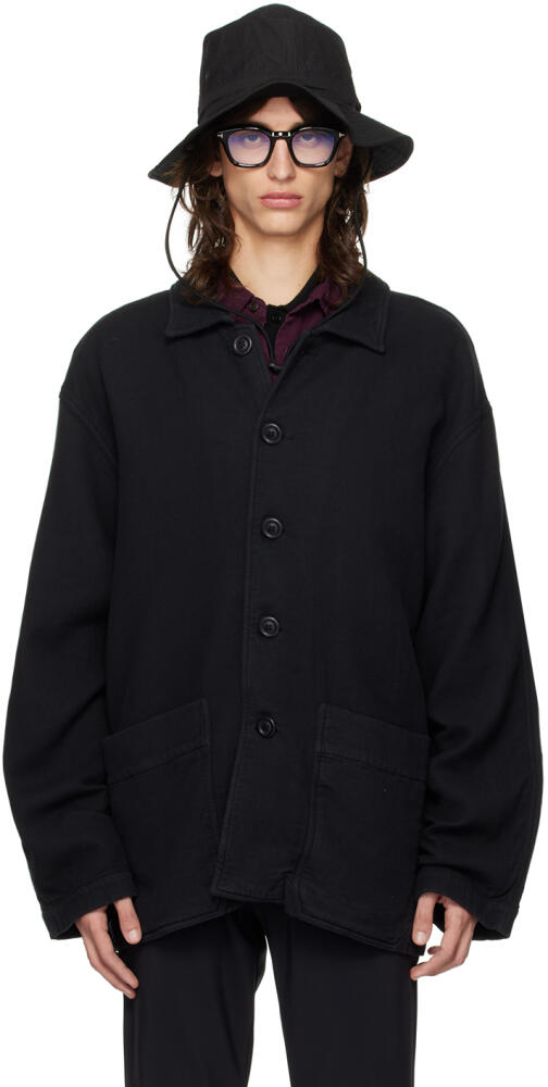 CASEY CASEY Black Worker Jacket Cover