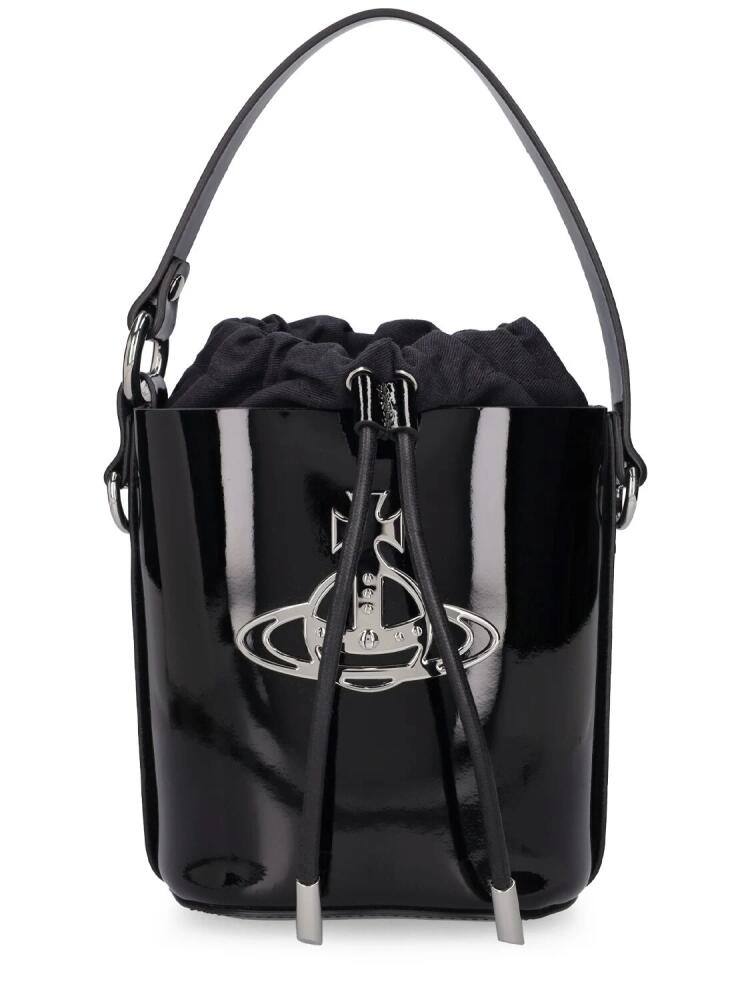 VIVIENNE WESTWOOD Daisy Patent Leather Bucket Bag Cover