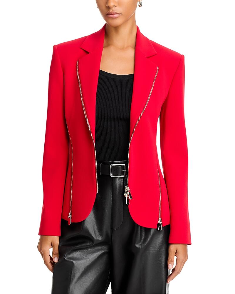 Pinko Notch Collar Zipper Blazer - Exclusive Cover