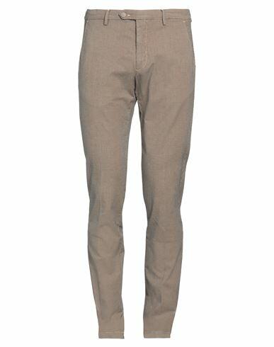 Michael Coal Man Pants Beige Cotton, Elastane Cover