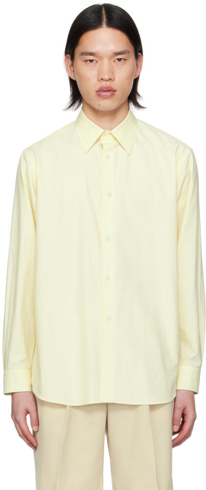 AURALEE Yellow Finx Shirt Cover