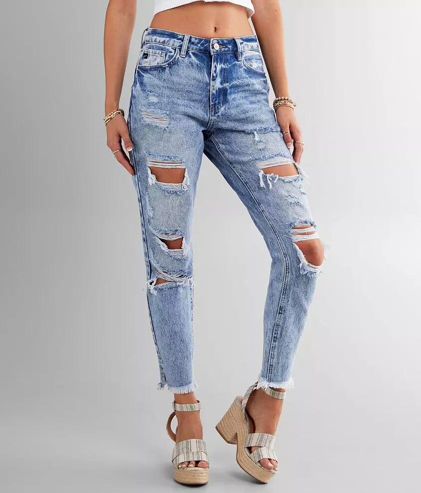 Kan Can High Rise Relaxed Taper Jean Cover