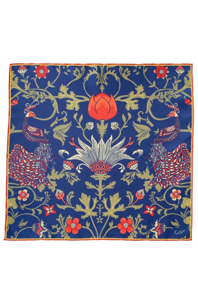 Elizabetta Pavone - Silk Pocket Square for Men in Royal Blue Cover