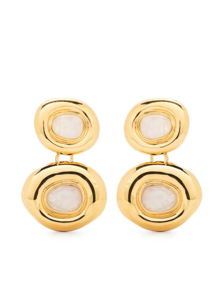 Missoma Doughnut drop earrings - Gold Cover