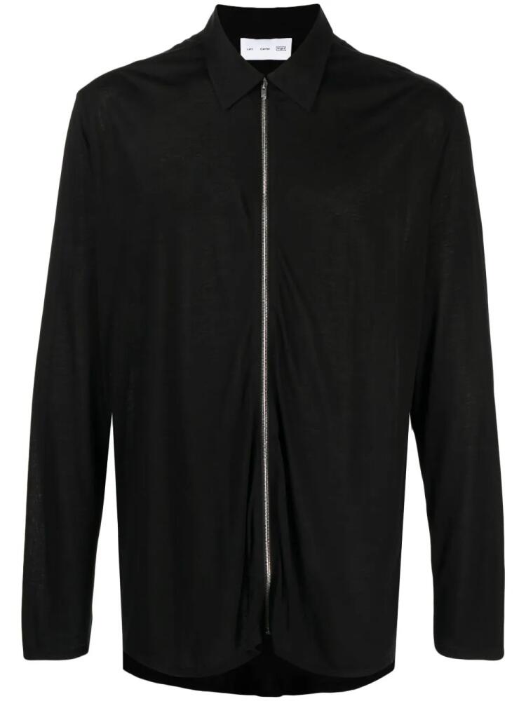 Post Archive Faction zip-up lyocell jacket - Black Cover