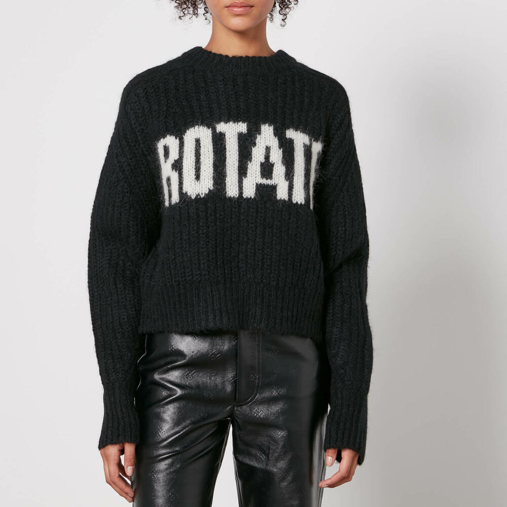 ROTATE Birger Christensen Ribbed-Knit Jumper Cover