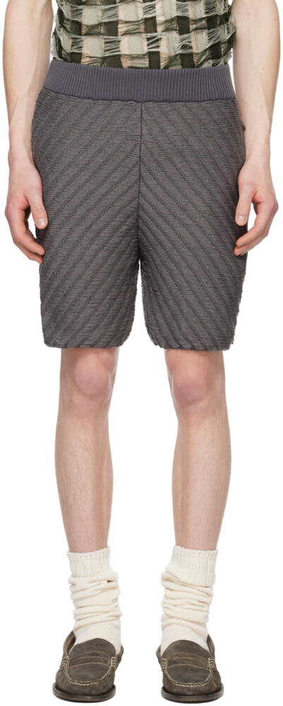 Isa Boulder SSENSE Exclusive Gray Shorts Cover