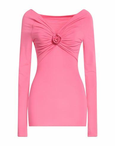 Blumarine Woman T-shirt Pink Viscose, Elastane Cover