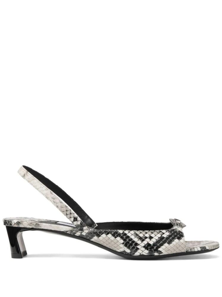 Jimmy Choo Lev 35mm slingback sandals - Neutrals Cover