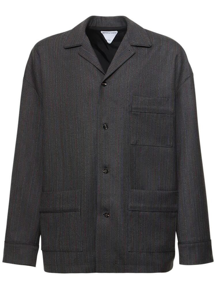 BOTTEGA VENETA Wool Chevron Jacket Cover