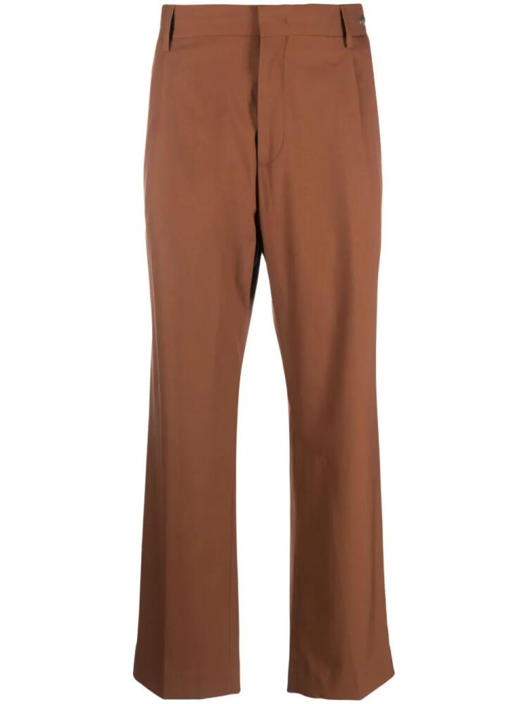 Tagliatore straight-leg trousers - Brown Cover