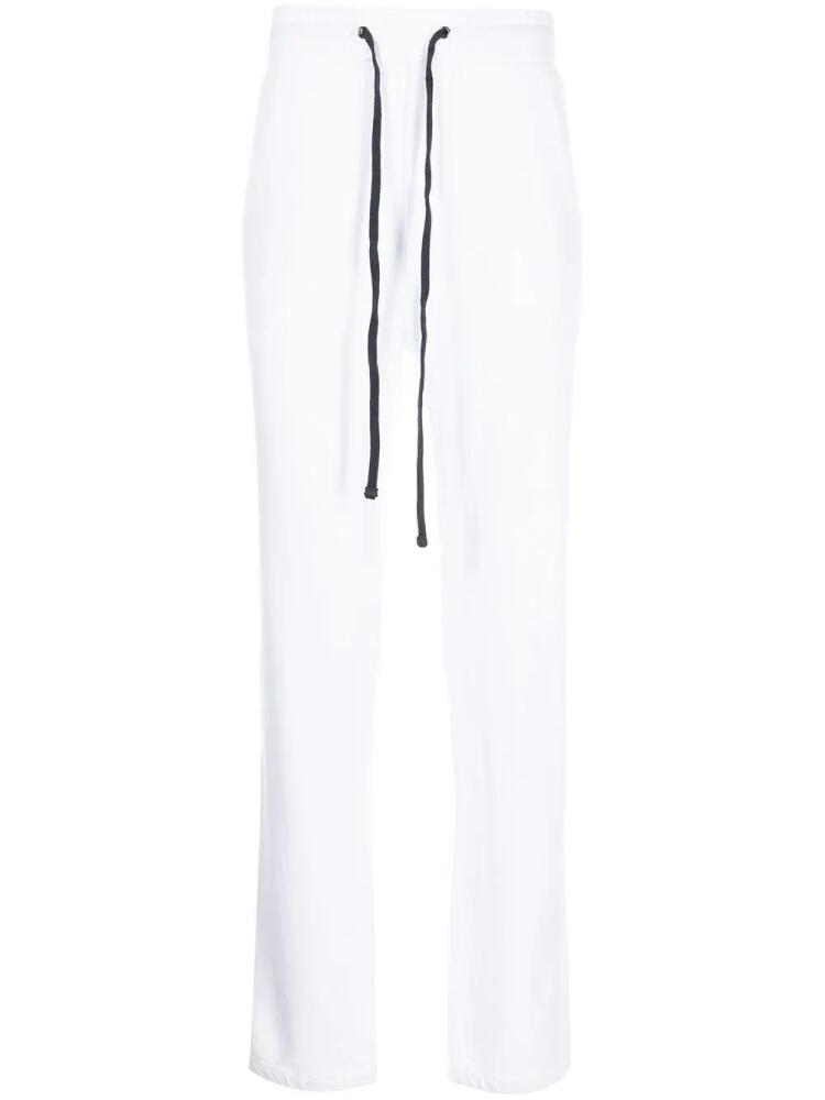 James Perse straight-leg fleece sweatpants - White Cover