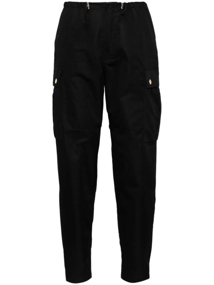 SANDRO high-waist straight-leg trousers - Black Cover