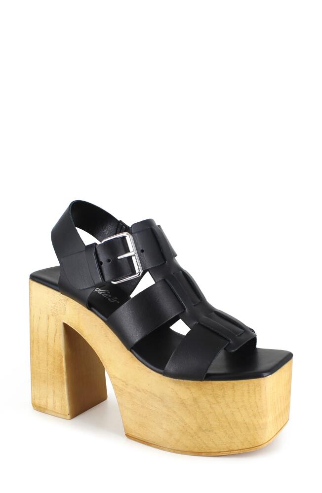 Candie's Myra Slingback Platform Sandal in Black Cover