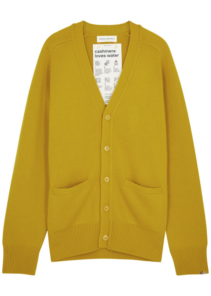 Extreme Cashmere N°244 Papilli Cashmere Cardigan - Yellow - Cover